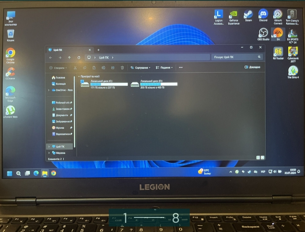 Ноутбук: Lenovo Legion . Ноутбук+ Мишка+ Наушники+ Джойстик XBOX. Киев - изображение 8