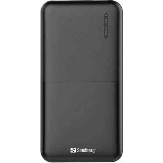 УМБ Sandberg 10000mAh Saver 20W 3A PD,QC3.0,PowerThru, 2xUSB,Type-C + MicroUSB Киев