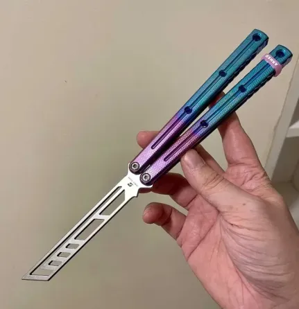 Kraken v3 Титан от Armed Shark тренировочный нож-бабочка, балисонг Харьков