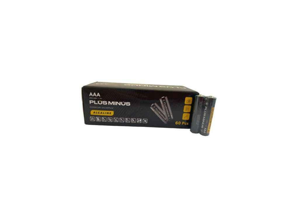 Батарейка лужна LR03/AAA 2шт арт.18560 ТМ PLUS MINUS Киев - изображение 1