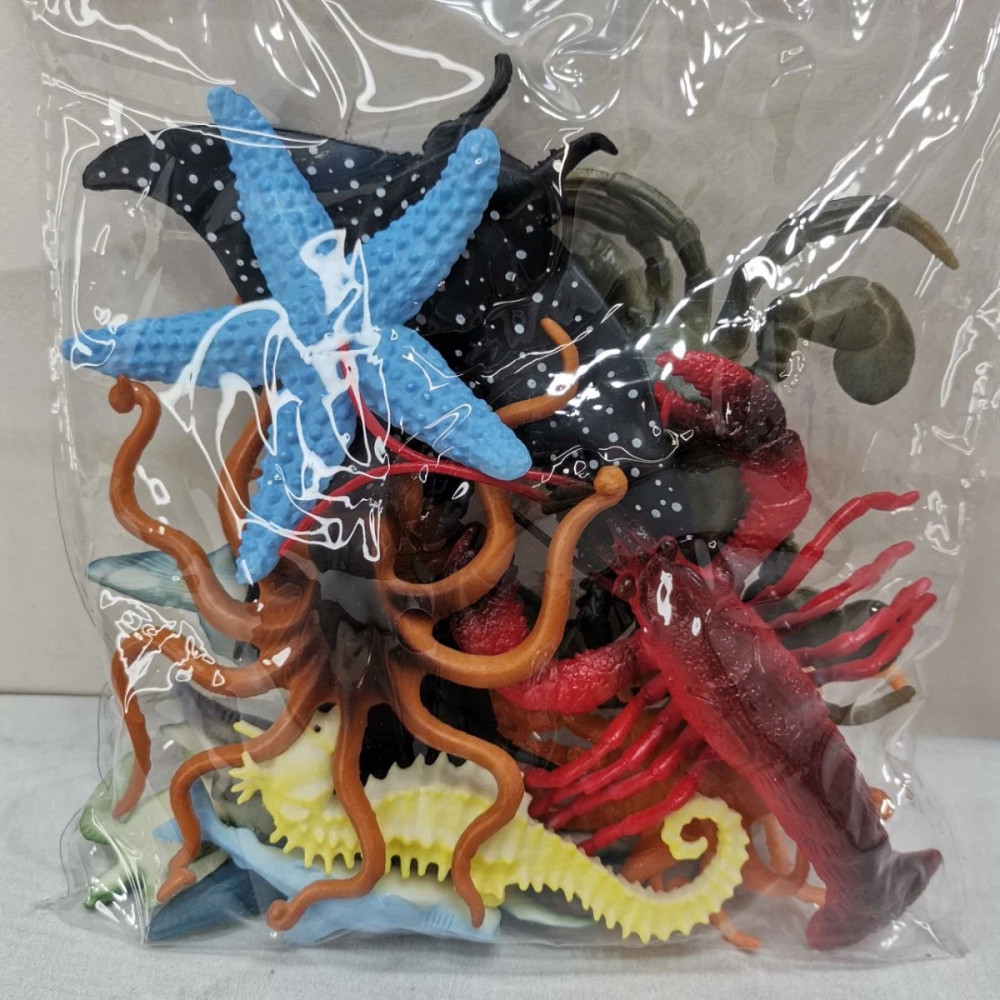 Набір тварин Океан 18 морських тварин корали водорості (0412-64 F) Чернігів - фото 3