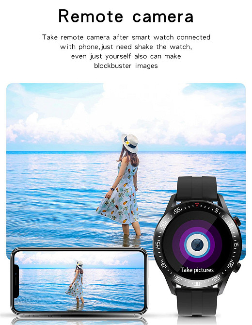 Смарт часы Lige C2 водонепроницаемые IP68 (ремешок - силикагель) + кожаный ремешок (Черный) Винница - изображение 7