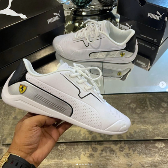 Кроссовки PUMA Белые Мужские Пума Авто Мото Кожаные (размеры: 41,42,43,44) Днепр