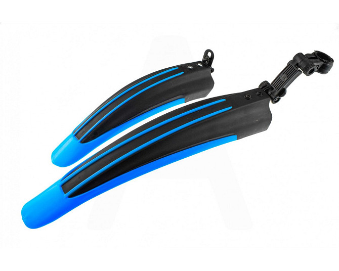 Крила велосипедні для коліс 20'' 24'' 26'' Feel Fit Чорно-синій Бровари - фото 1