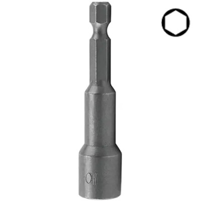 Насадка Toptul торцевая шестигранная магнитная 6мм L65мм (BEAA0806) Винница - изображение 1