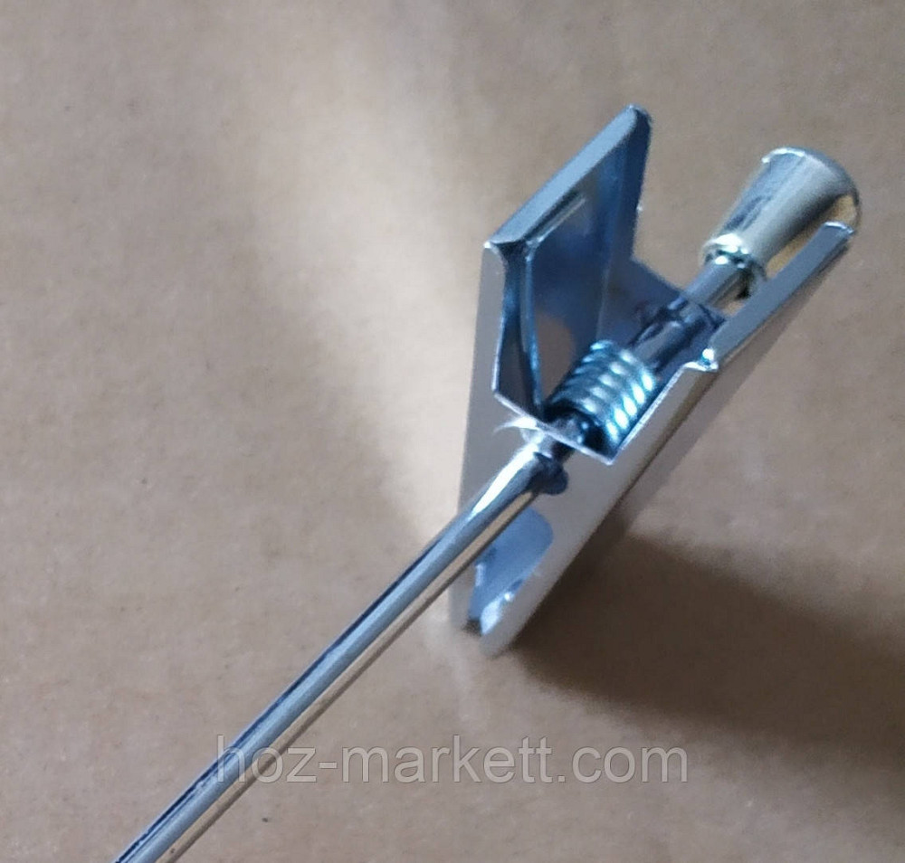 Вішалки плічка, тремпель білий брючний 35 см металевий з хромованим гачком з декором дерево Харків - фото 3