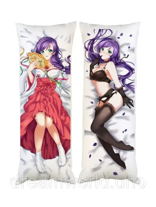 Подушка дакімакура Тодзіо Нозомі аніме Love Live декоративна подушка для обіймання двостороння 30х60 Харків - фото 1