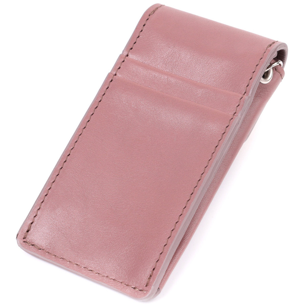 Жіноча незвичайна ключниця у вигляді футляра з натуральної шкіри GRANDE PELLE 22571 Бежевий Київ - фото 4