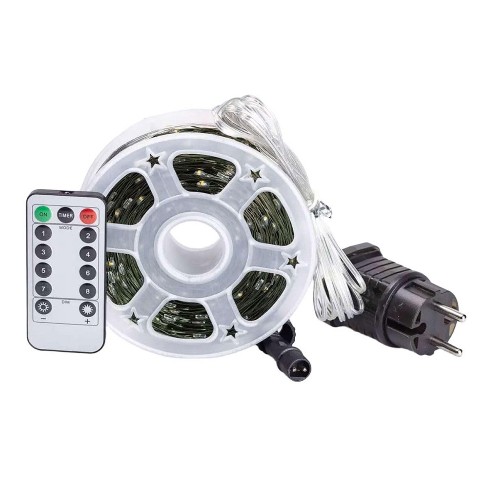 Гирлянда роса на пульте 200 метров на 2000 led светодиодов капля зеленый провод синяя 2000L200MGBL Киев - изображение 9