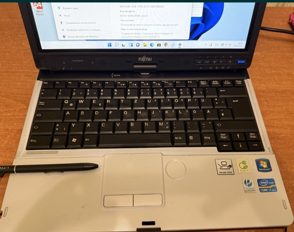 Ноутбук Fujitsu t901 Core i7 2Gen Full HD IPS сенсорный. Харьков - изображение 3