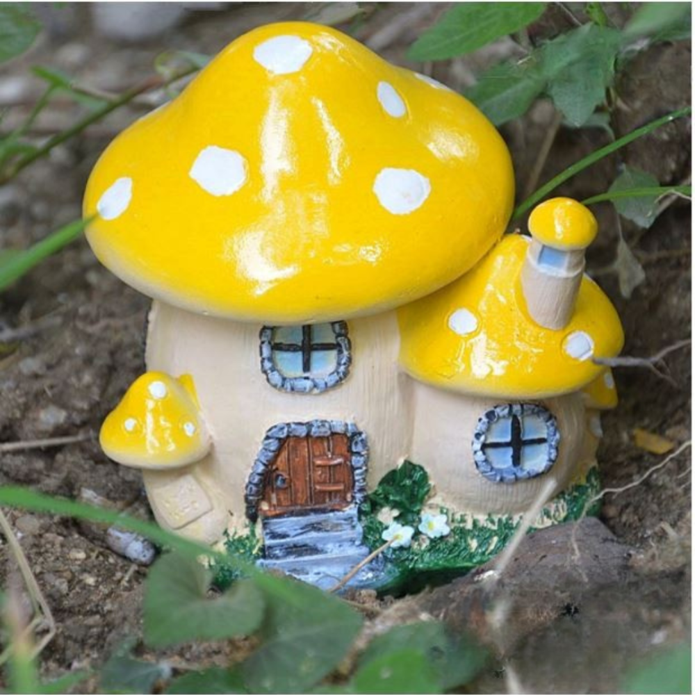 Садовый Гриб-Домик из полистоуна 10 х 9.5 х 8 см Одесса - изображение 6