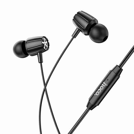 Навушники HOCO M88 Graceful universal earphones with mic Black Київ