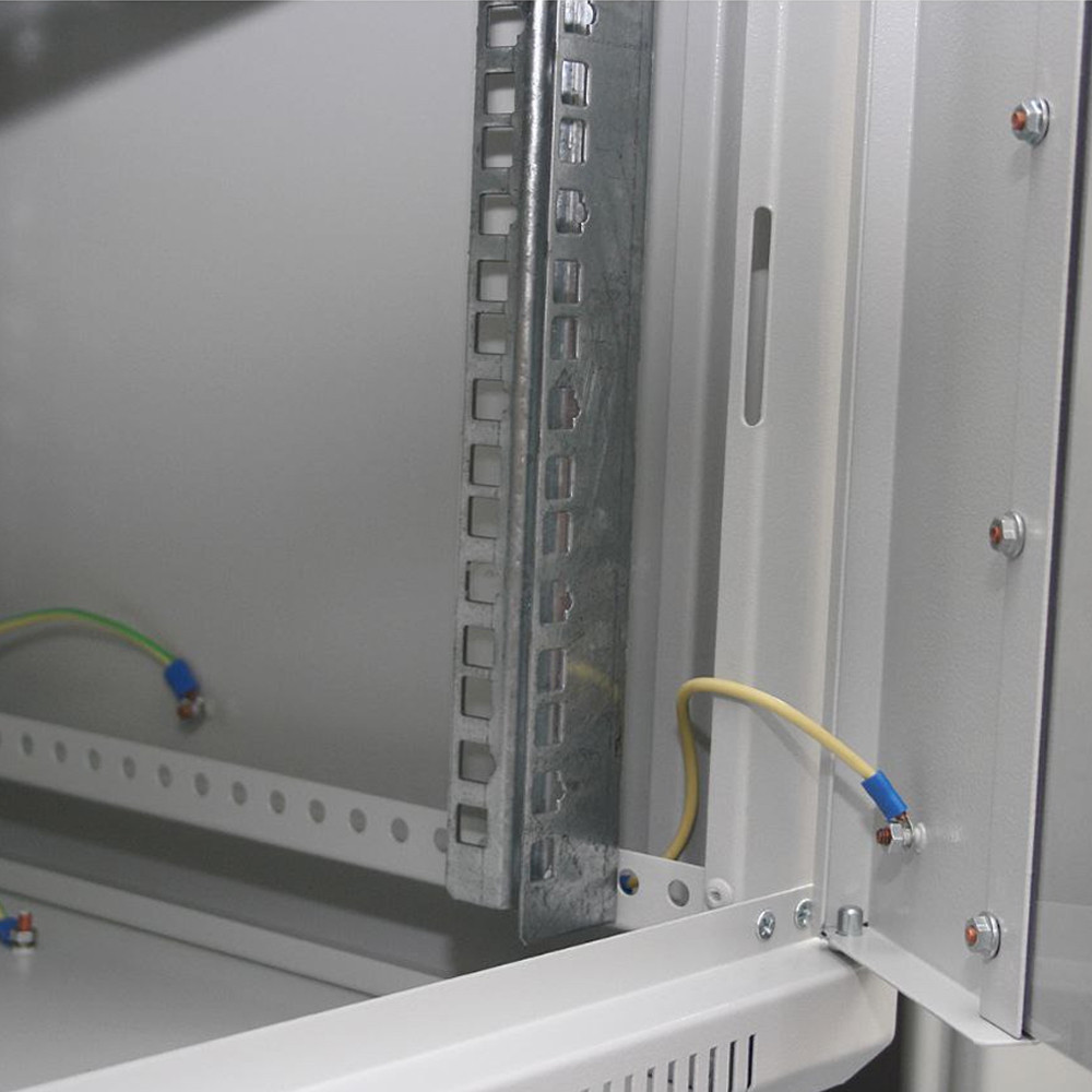 Шафа серверна SteelNet 9U 600 x 450 для мережевого обладнання (скло, сірий) Київ - фото 3