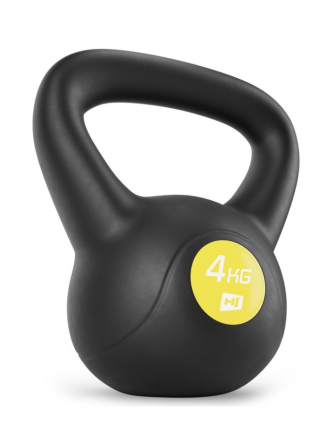 Гиря вінілова 4кг Hop-Sport HS-PB004KB чорна Київ