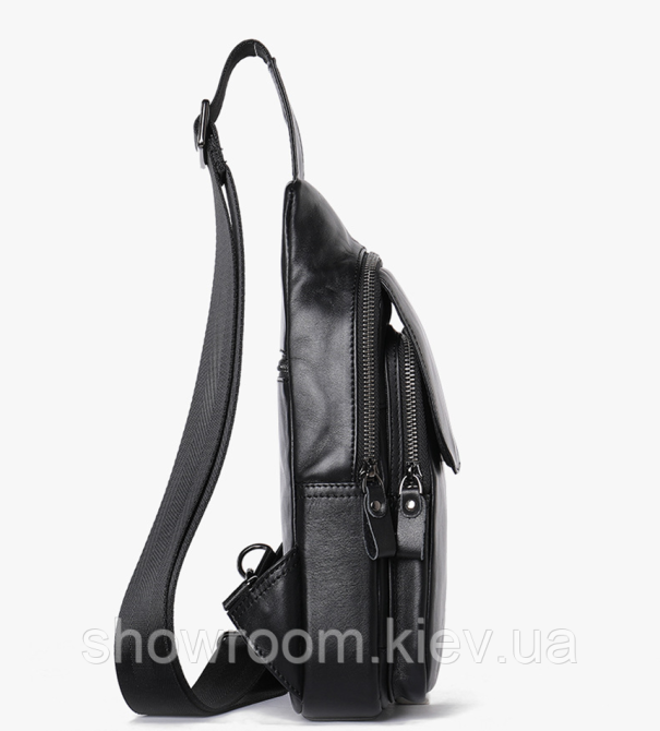 Шкіряна сумка, слінг, бананка Leather Collection (5070) Київ - фото 3