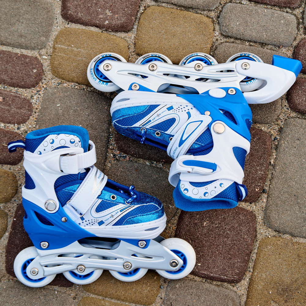 Ролики для детей,детские ролики раздвижные ROLLER SPORT 2561 размер 31-34, Cиние Каменец-Подольский - изображение 2