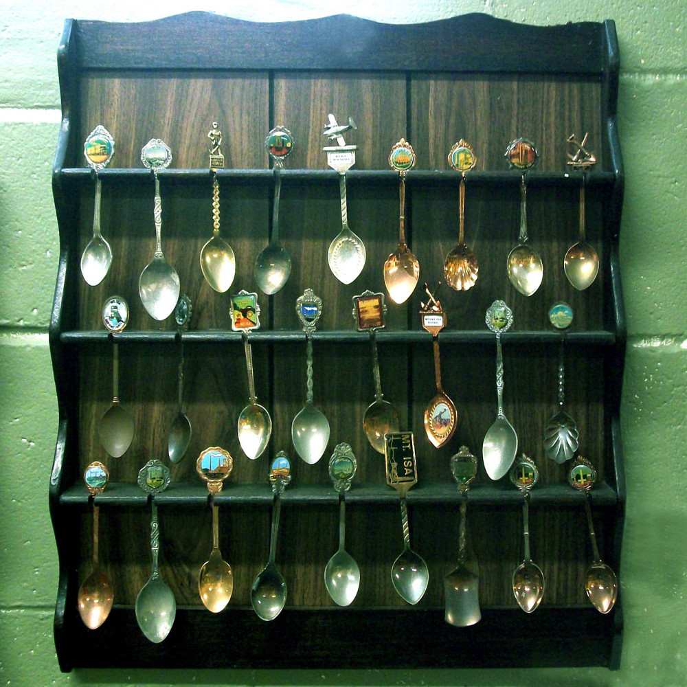 Полиця для колекції ложок "Ардмор" венге-мокко Миколаїв - фото 1