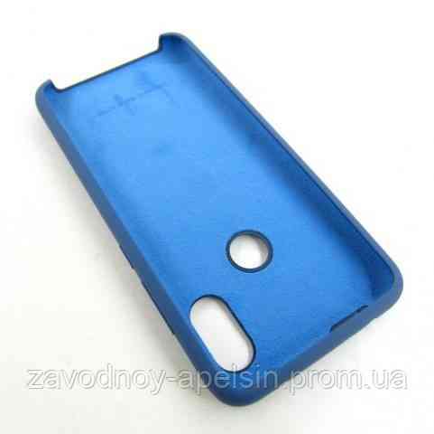 Xiaomi Redmi Note 6 pro чехол синий Silicone Cover navy Одесса