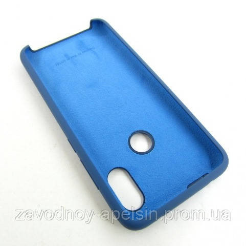 Xiaomi Redmi Note 6 pro чохол синій Silicone Cover navy Одеса - фото 2