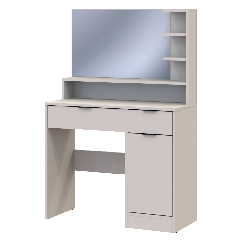 Туалетний столик з дзеркалом Doros Естель 90х38х135 см Кашемір (DRS-011473) Дніпро - фото 1