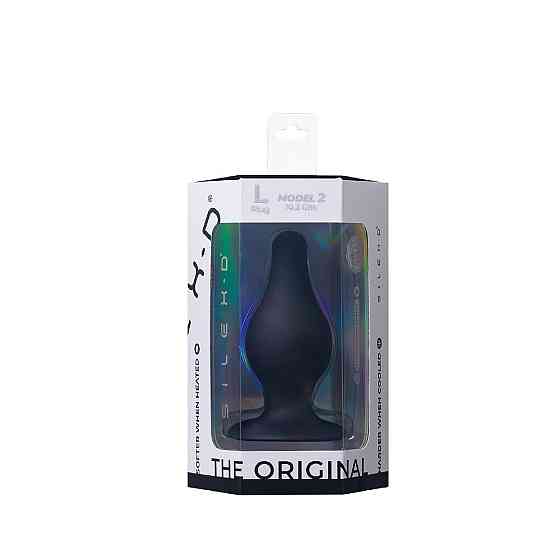 Анальна пробка SilexD (Model 2 size L) двошаровий, силікон+Silexpan, діаметр 4,5 см Sex Aura Київ