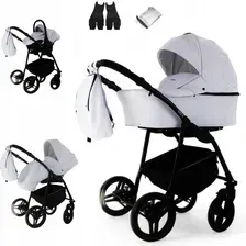 Дитяча коляска Mommo Vita Biały Wózek 3W1+ Nosidełko Z Adapterami I Akcesoriami Київ