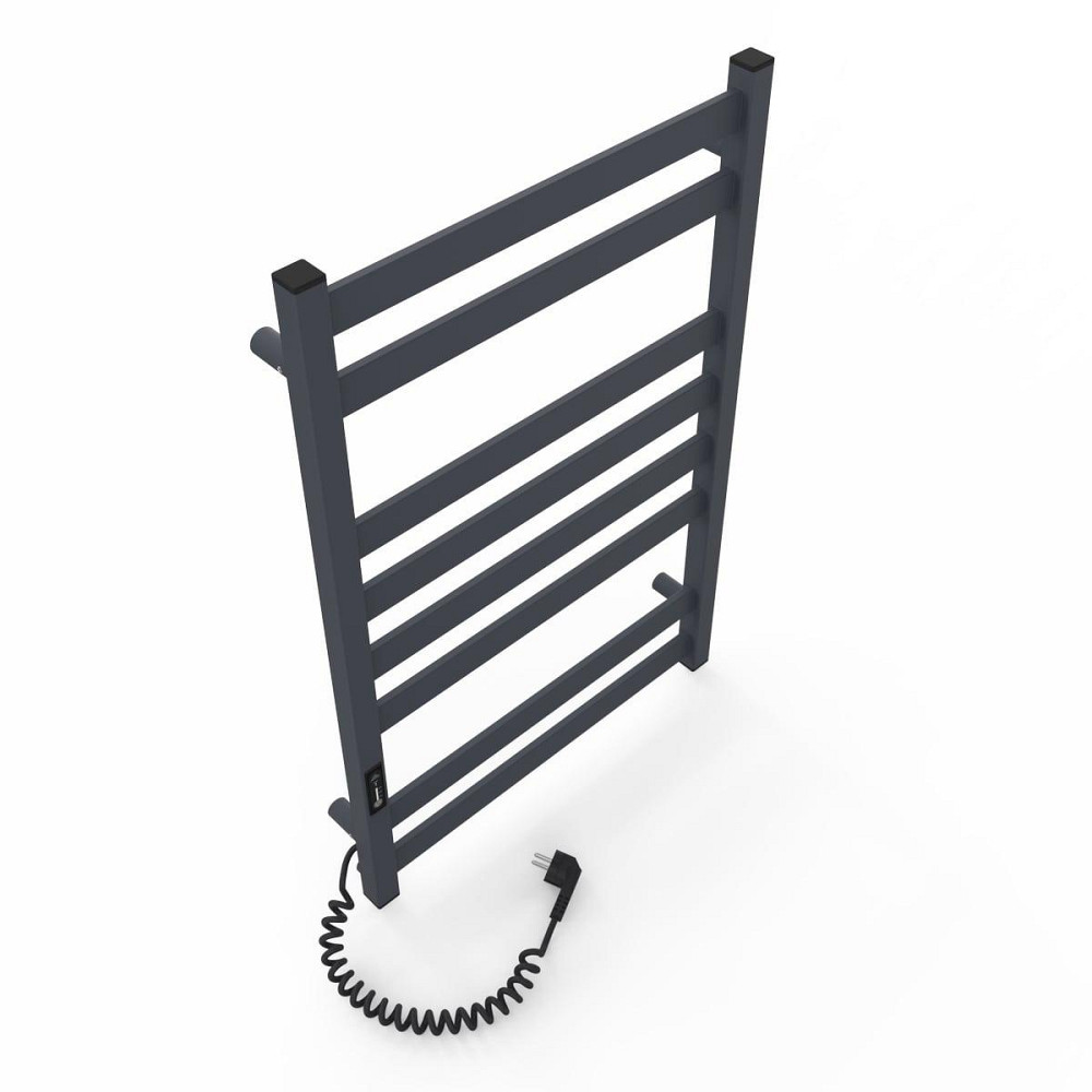 Електрична рушникосушка Laris Зебра Кватро ЧФ (ГМ) 8 500х800 Э ліве підкл. R3, графіт Київ - фото 4