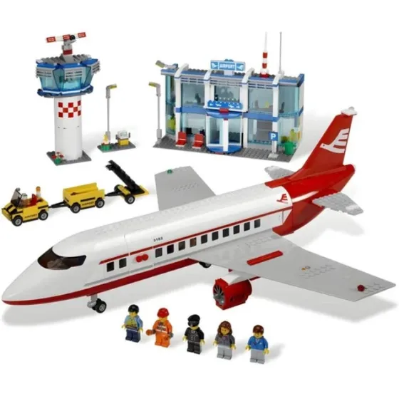 Конструктор Аеропорт, 703 деталей сумісний із lego-лого Київ