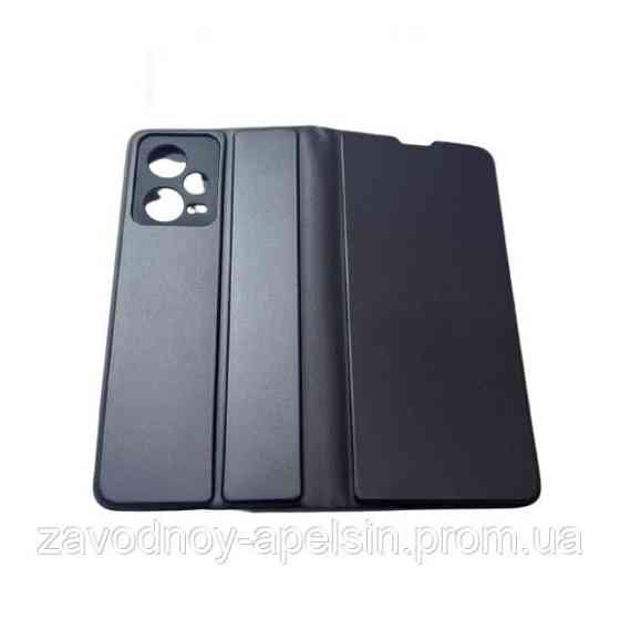 Чохол книжка Xiaomi Note 12 Pro 5G Захист камери (чорний) Одеса