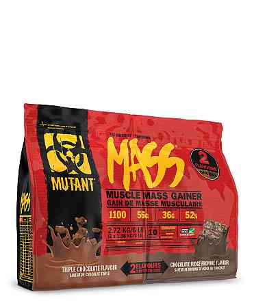 Гейнер Mutant Mass 2720 г, Dual Chamber - Triple Choc + Choc Fudge Луцьк