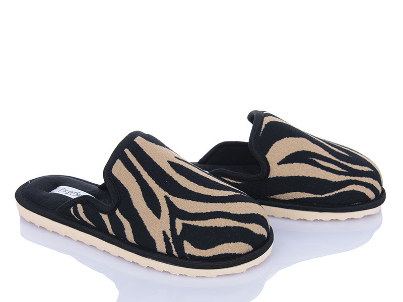Тапочки женские домашние PaGo Зебра закрытый носок 41 Одесса - изображение 5