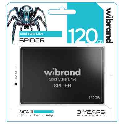 Накопичувач SSD 2.5&quot; 120GB Spider Wibrand (WI2.5SSD/SP120GBST) Вінниця