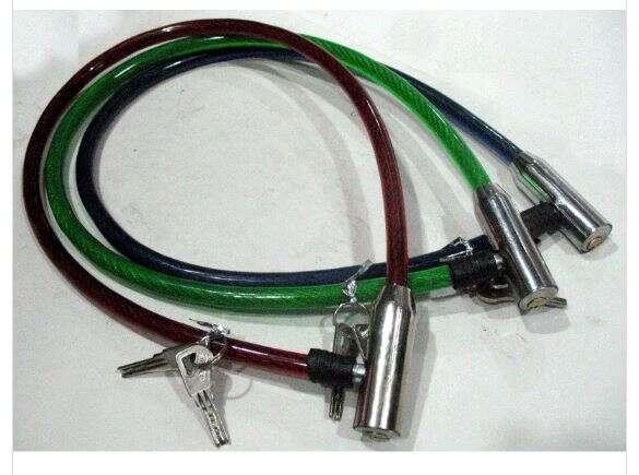 Замок на колесо (трос 1500*12mm) (с ключом) (MG) Мукачево - изображение 1