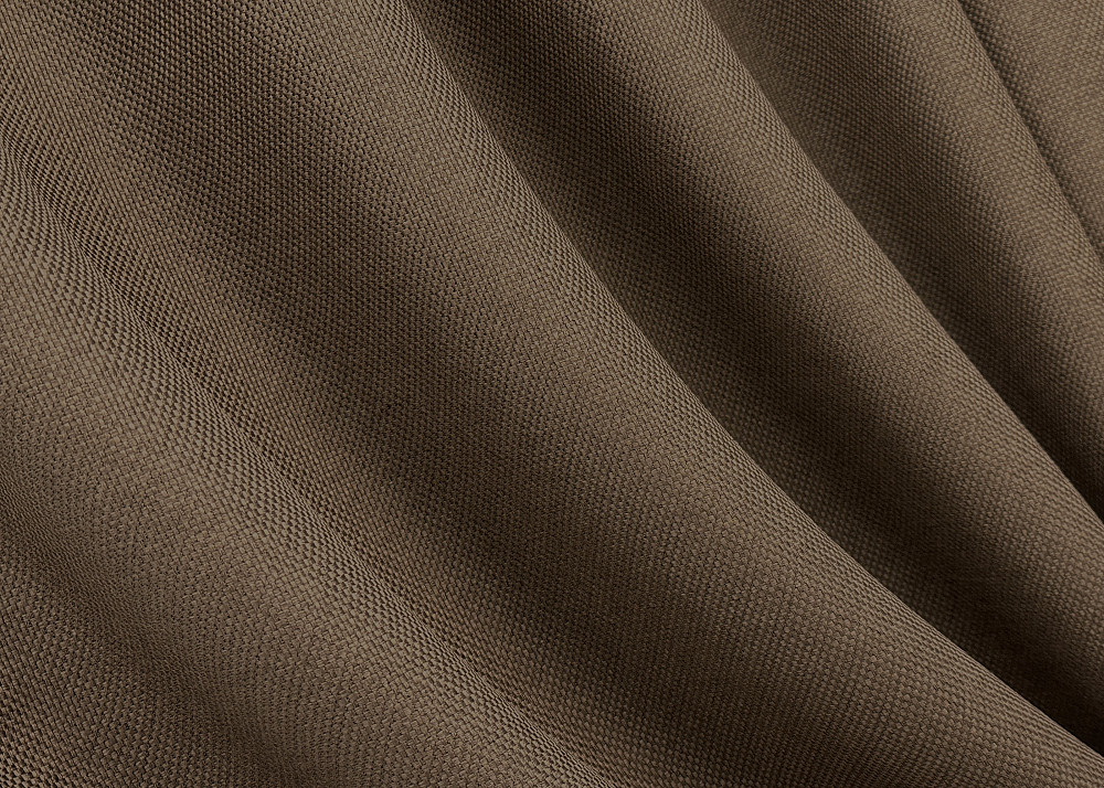 Комплект штор VR-Textil Лен Мешковина 150х270 2шт и Тюль 400х270 277ш-115т Коричневый с белым 71-015/3 Киев - изображение 7