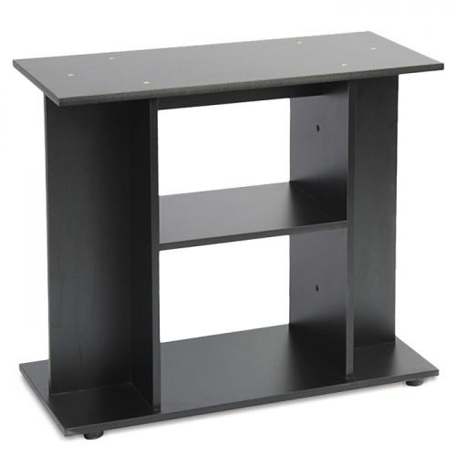 Підставка Природа ПП під акваріум збірна пряма без дверей чорна 80x35x70 см Київ - фото 1