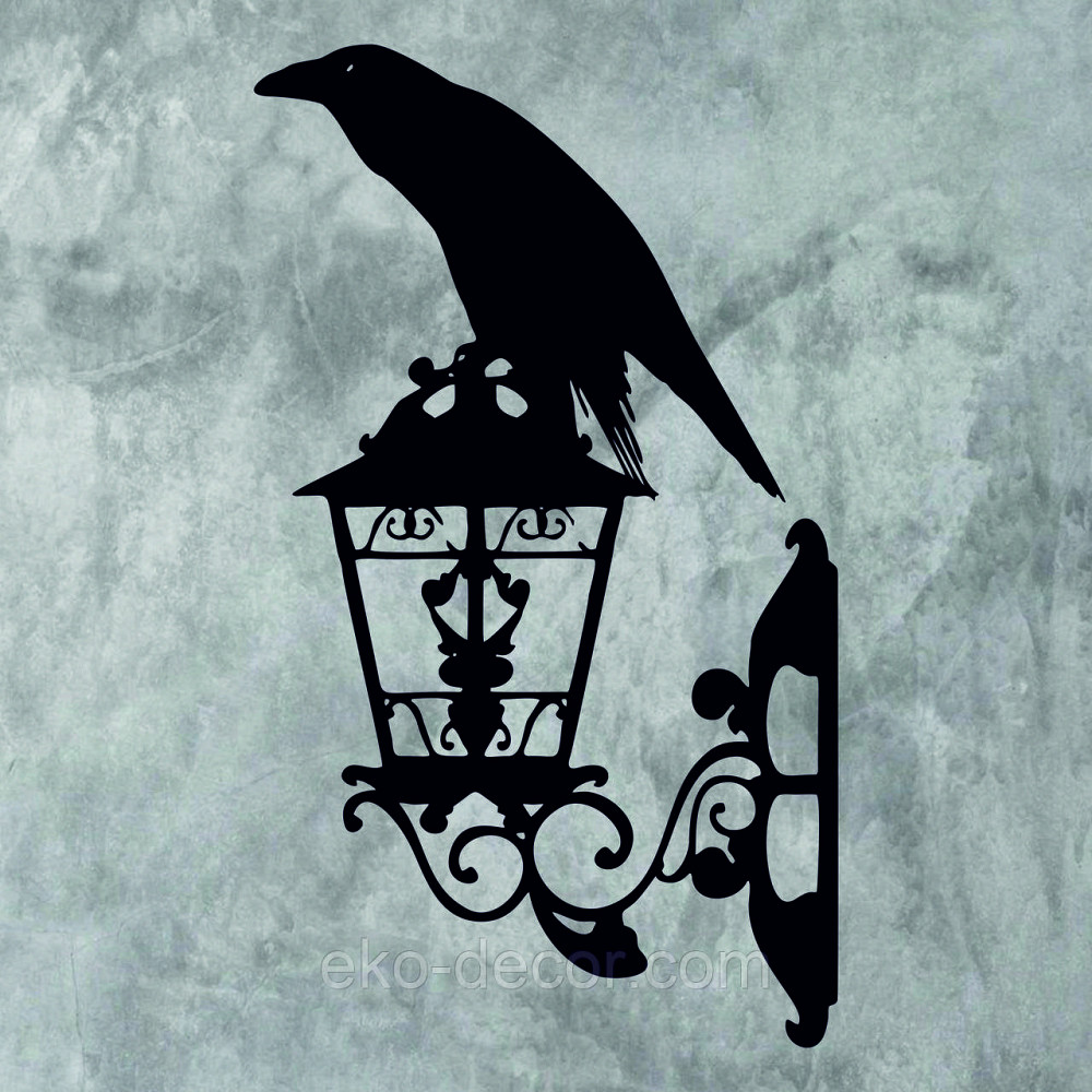 Декоративне настінне 3D Панно «Ворон» Декор на стіну з об'ємом Київ - фото 7