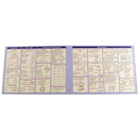 Картонка-підказка Геометрія 7-11 клас 66447 Вінниця