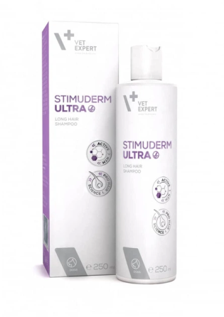 Шампунь для собак довгошерстих Vet Expert Stimuderm Ultra Shampoo (Вет Експерт) при випадінні шерсті 250 мл. Запоріжжя