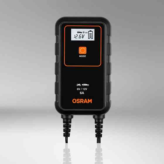 Інтелектуальний зарядний пристрій для акумуляторів OSRAM OEBCS906 6/12V 6A Харків