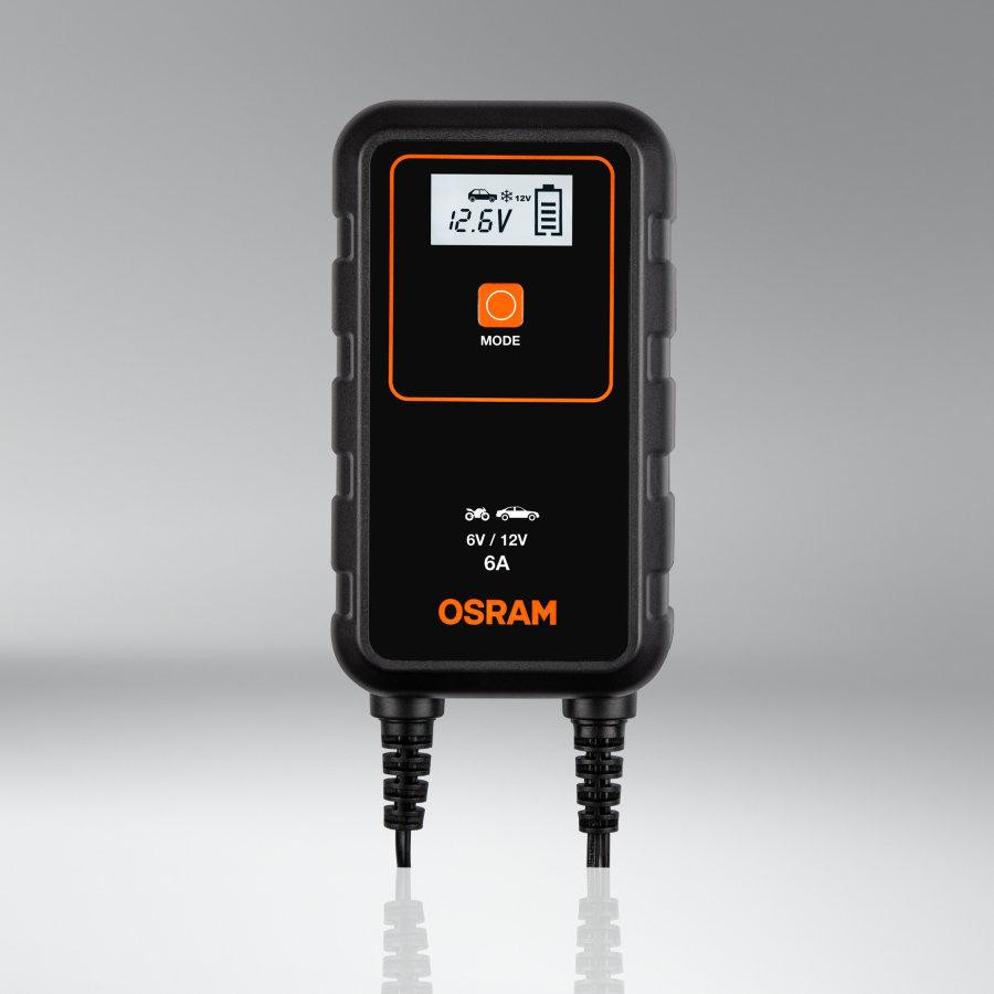 Інтелектуальний зарядний пристрій для акумуляторів OSRAM OEBCS906 6/12V 6A Харьков - изображение 2