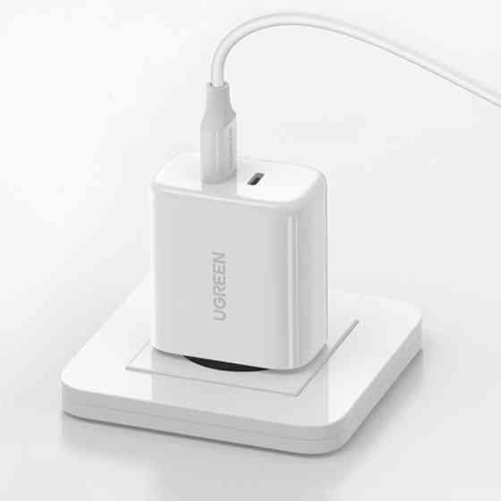 Зарядний пристрій 2xUSB 40W PD (2xType-C) PD CD243 Ugreen Білий (10343) Киев