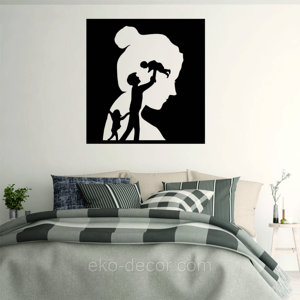 Декоративне настінне Панно «Родина», Декор на стіну Київ - фото 4