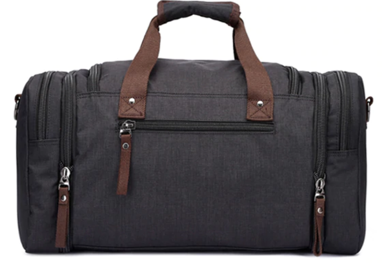 Дорожня сумка текстильна Vintage 20080 Чорна Київ - фото 6