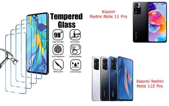 Защитное стекло ArmorGlass для Xiaomi Redmi Note 11 Pro, Note 11E Pro – устойчивое к царапинам и ударам Киев