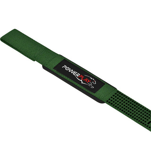 Лямки для тяги PowerPlay 7064 Lifting Gym Straps Зелені Кам'янське - фото 5