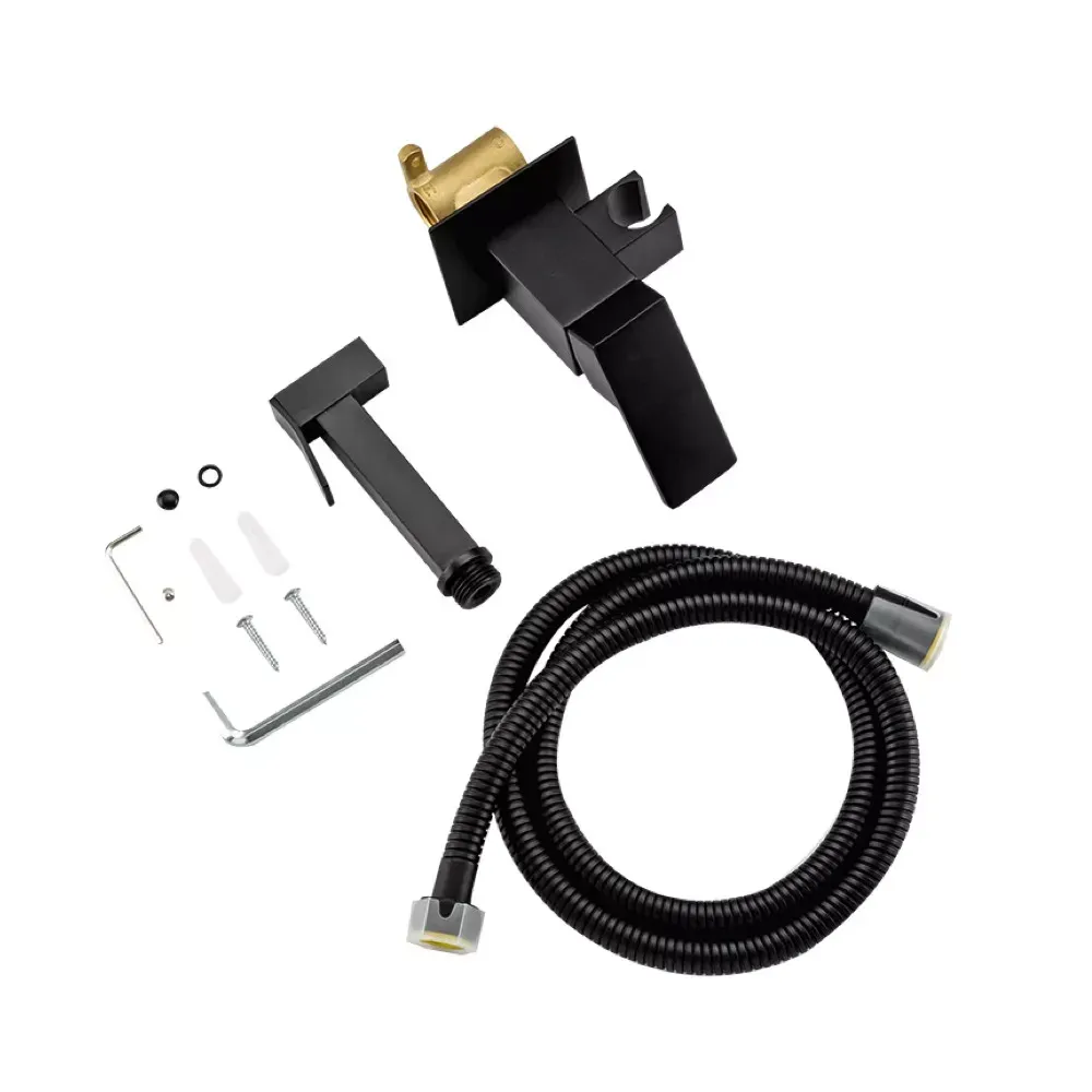 Гігієнічний душ прихованого підключення Frap F7506-6 чорний Київ - фото 6