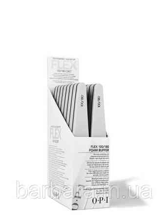 Пилочки для ногтей EDGE Silver Buffer OPI размер 100/180 grit 16 шт Киев