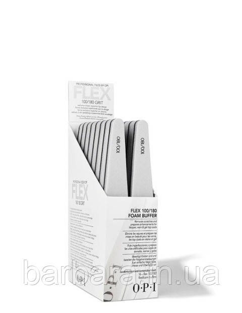 Пилочки для ногтей EDGE Silver Buffer OPI размер 100/180 grit 16 шт Киев - изображение 1