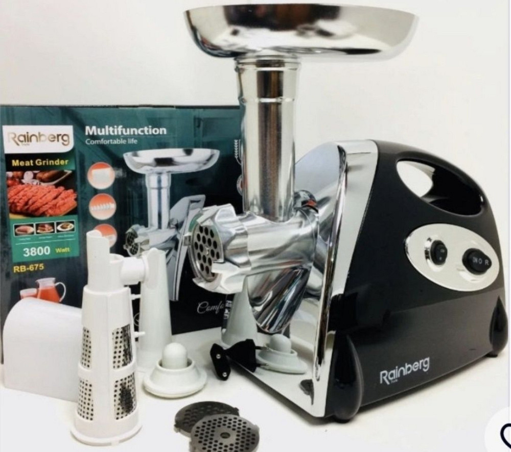 Німецька м',ясорубка 3 в 1 .Єлектром'ясорубка Rainderg -675 на 3800вт. Київ - фото 4