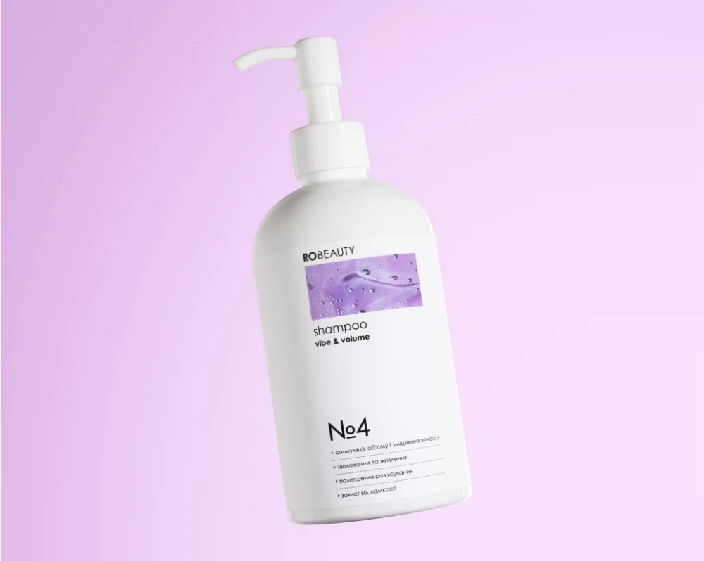 Шампунь для об'єму Vibe&Volume RoBeauty 350 мл Київ - фото 1